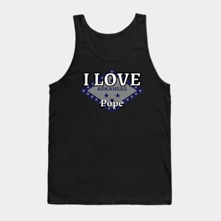 I LOVE Pope | Arkensas County Tank Top